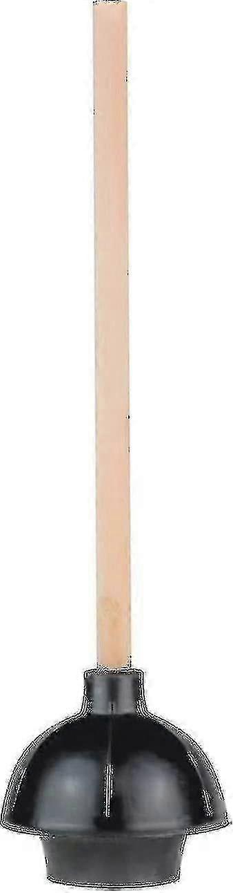 مكبس المرحاض المطاطي مع كوب الدفع المزدوج ومقبض خشبي شديد التحمل للاستخدام التجاري OPMIUM