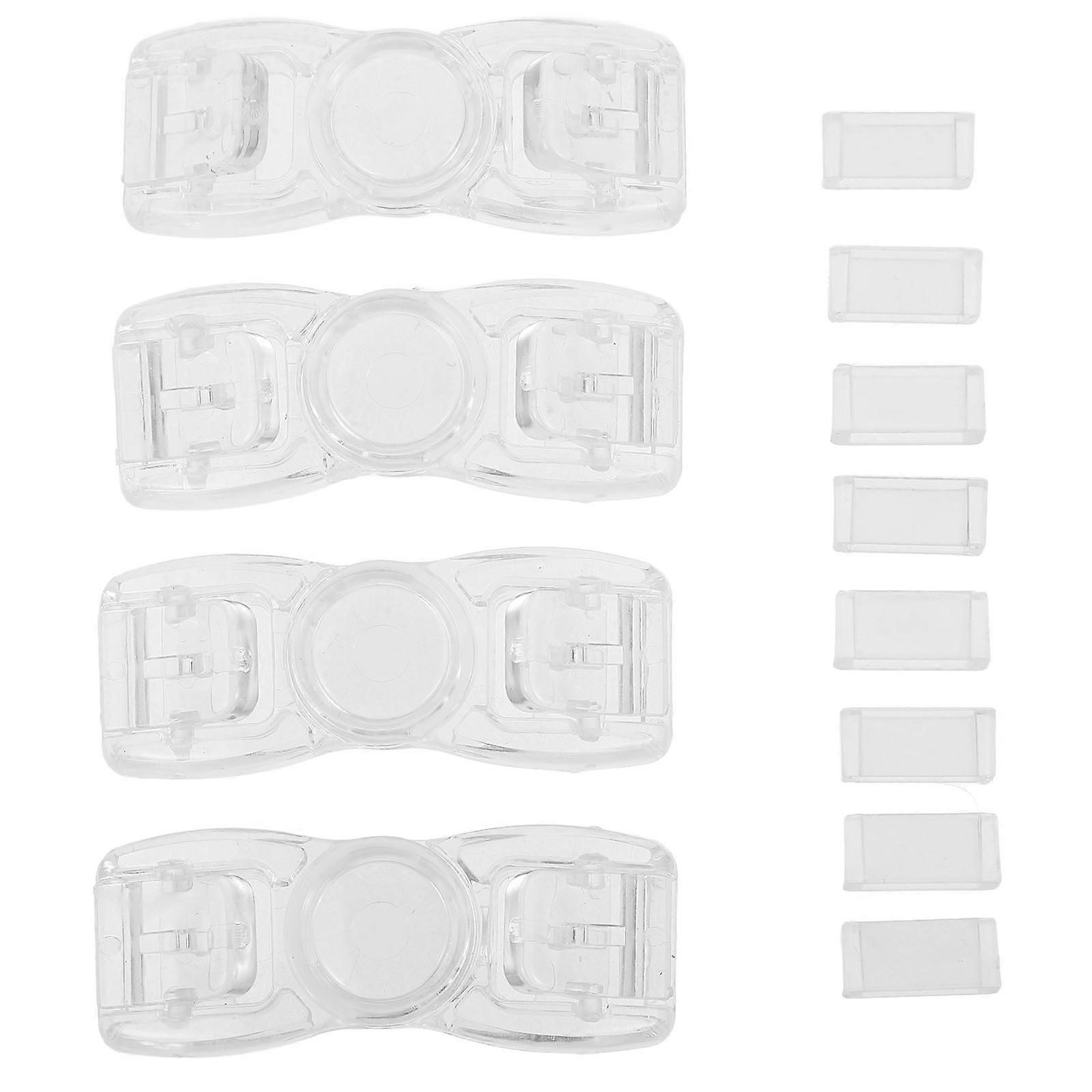 Aqua Goggles Buckle Accessories 4Pcs Designed For Adjustable Fit Made Of Plastic Suitable For Swimming And Diving Enthusiasts