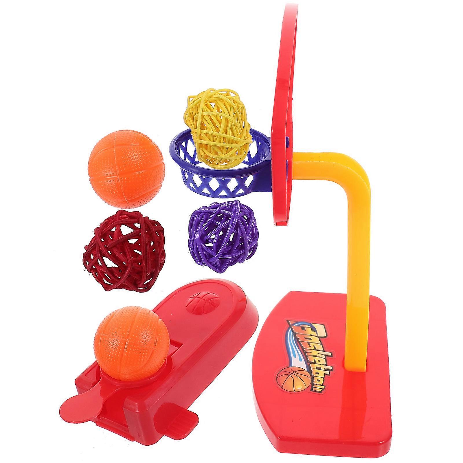 Pet Bird Training Tools For Parrots Designed To Encourage Mental Development With Basketball Style 1 Set