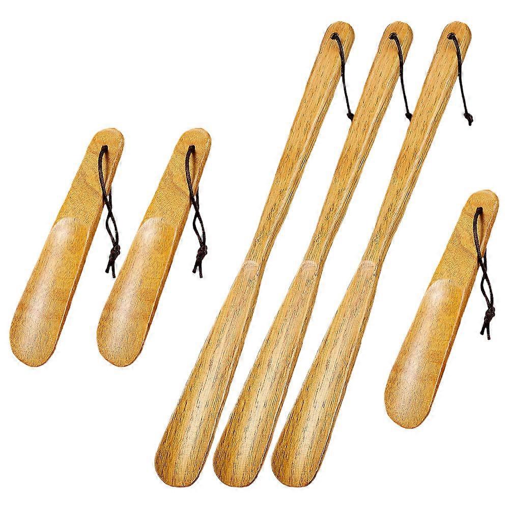 Here's a well structured product description and for the **6pcs Wooden Shoe Horn (Long Handle, Ergonomic, Natural)**:
### **Product