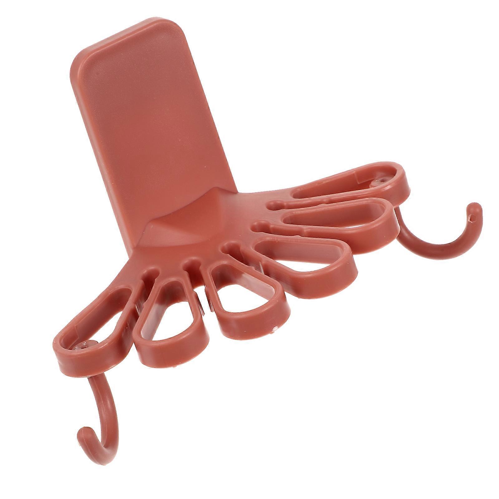 Rosy ABS Wall Hooks for Home Premium Swivel Rack for Towels and Small Items No Hole Punching Design