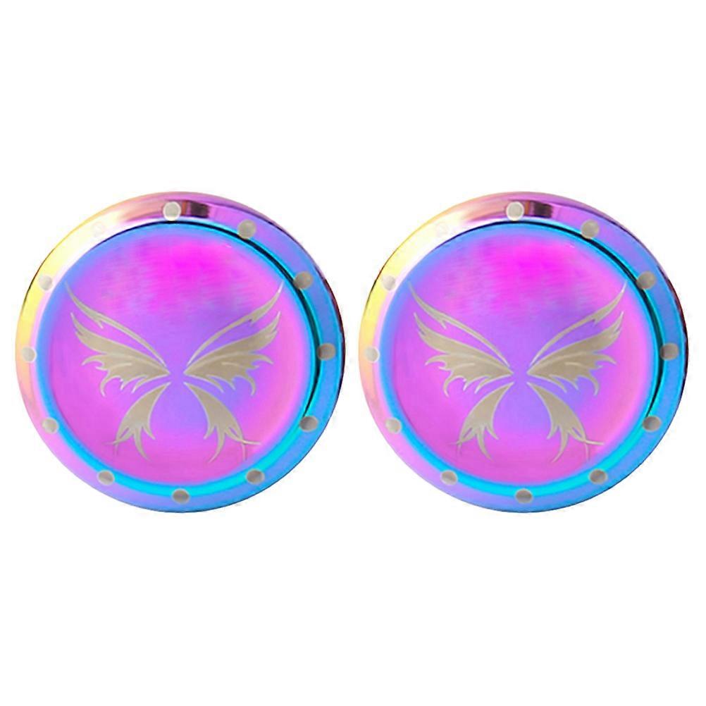 Bicycle Handlebar Grip Plugs 1 Pair Round For Most Bicycles Multi Protection 1Pair