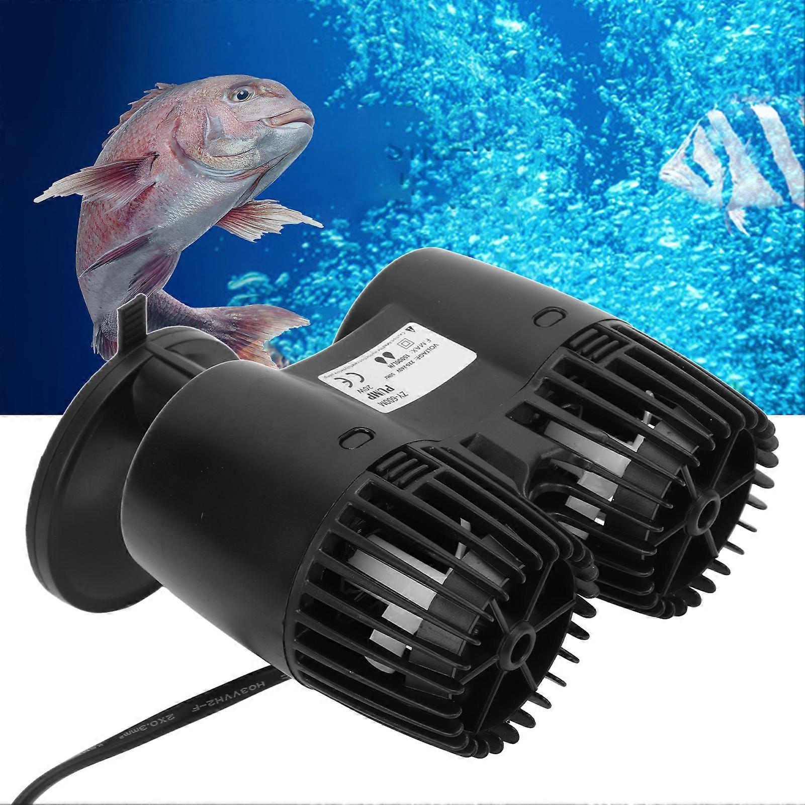 Pompe d’aquarium wavemaker 360 ° réglable sans inversion pompe de circulation d’aquarium pour eau de mer d’eau doucePrise UE 220V ZY-600M