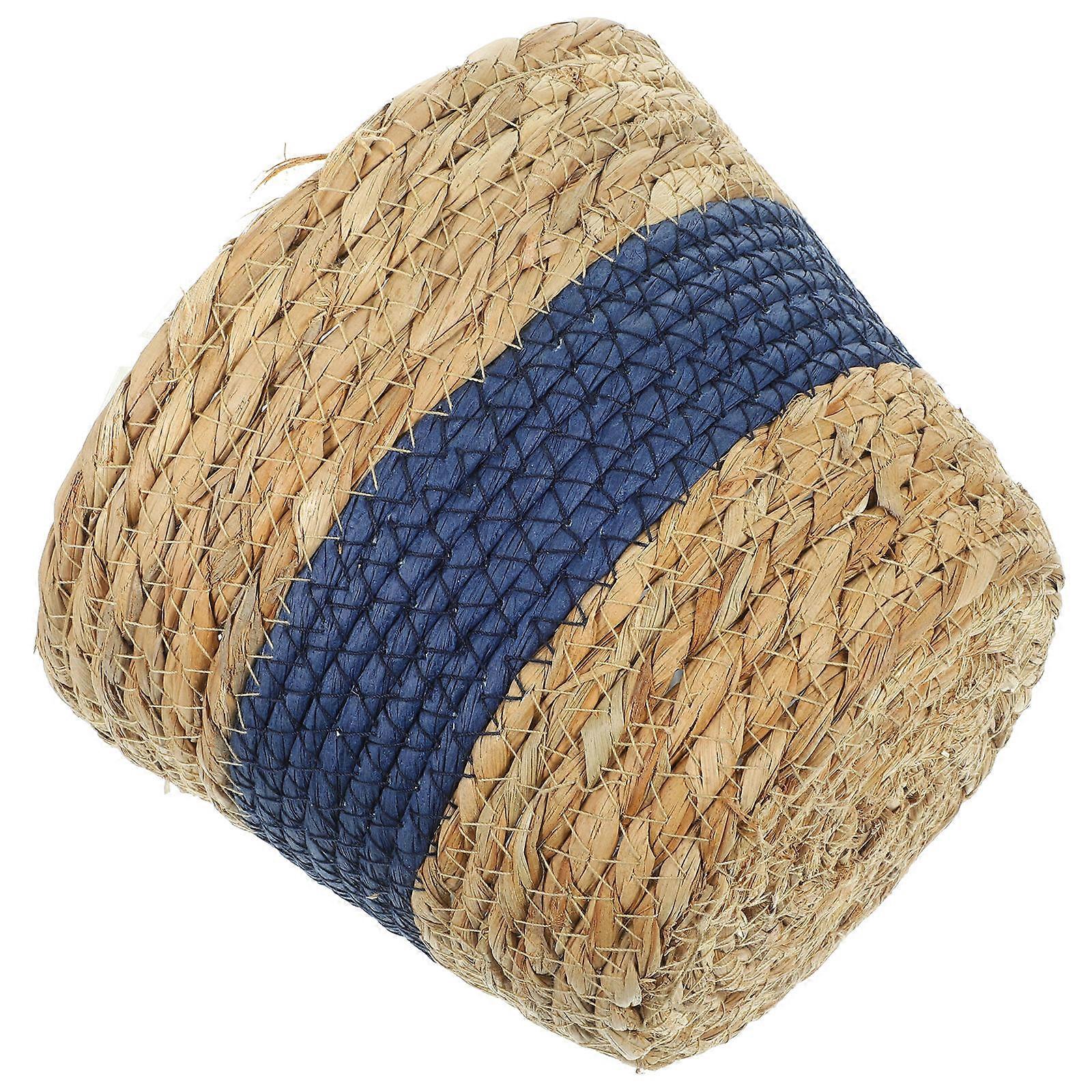 Lightweight Rustic Woven Planter Basket for Home or Restaurant – Versatile Handwoven Organizer for Flowers, Fruits, Vegetables, and Bread Display