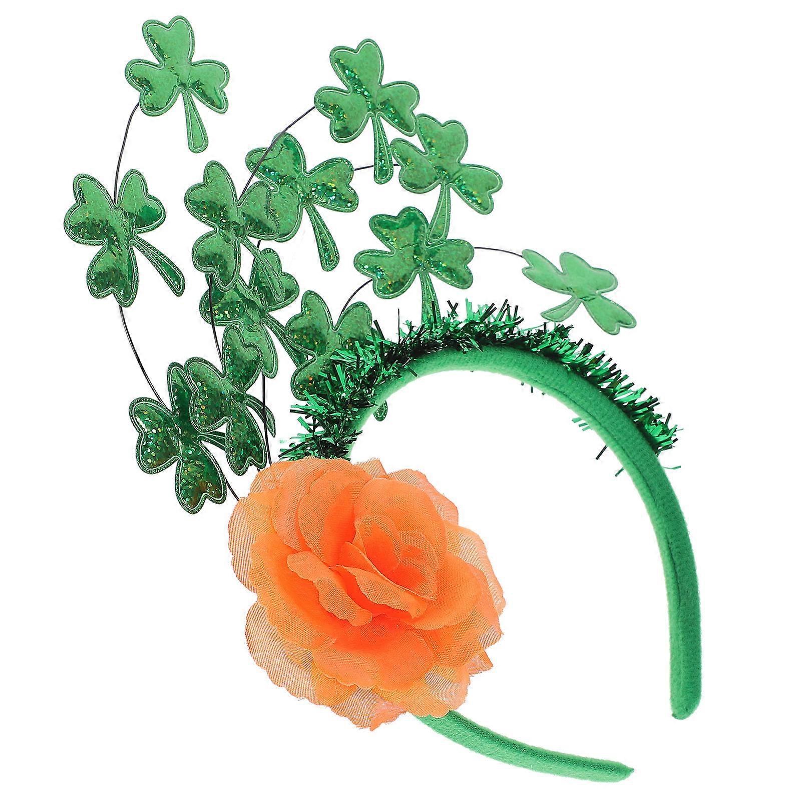Shamrock Headband Irish Festival Decoration Ideal For Festival Attendees In Green Perfect For Parties 1Pack