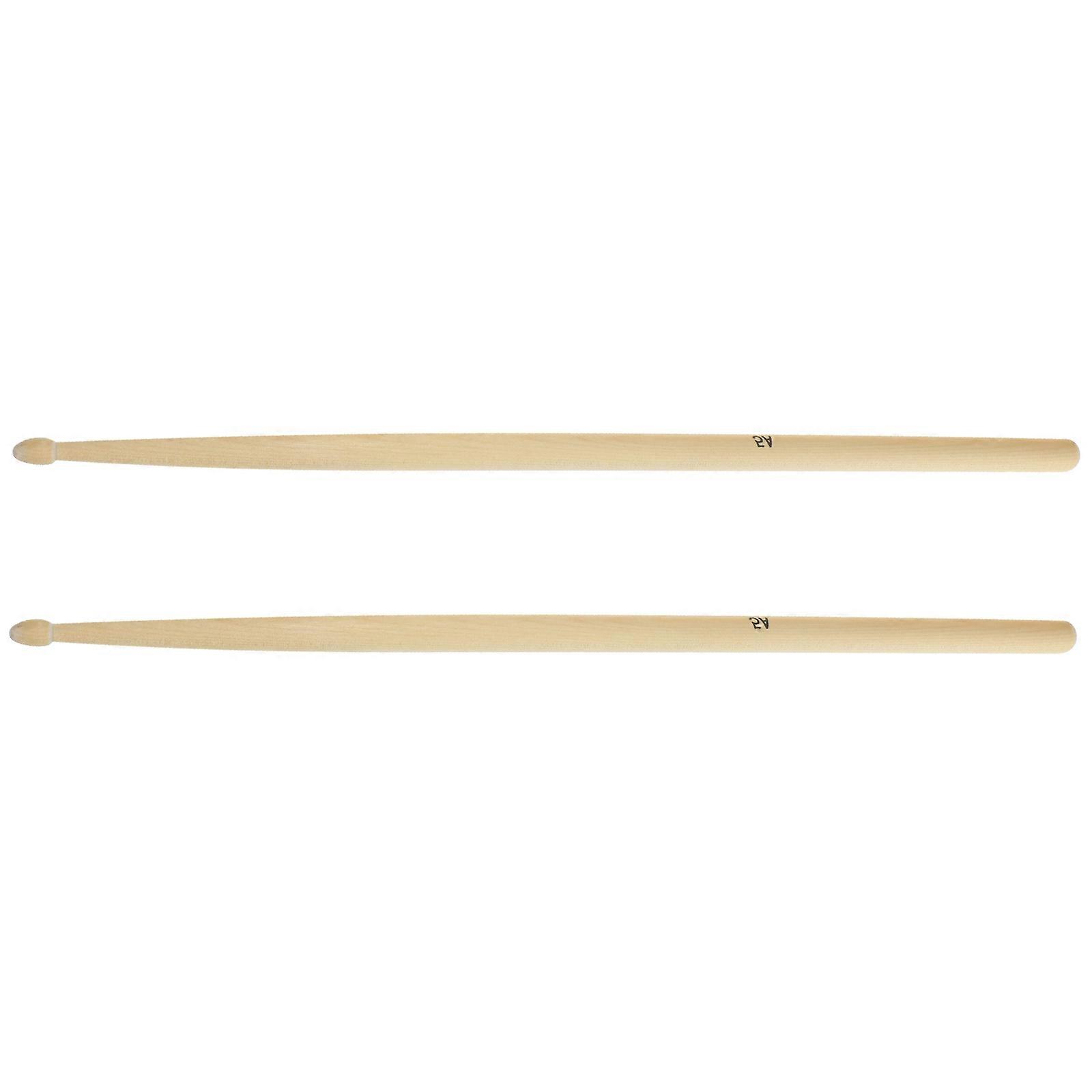Maple Wood Drumsticks Lightweight Pair for Jazz Percussion Practice Suitable for Beginners and Advanced Drummers