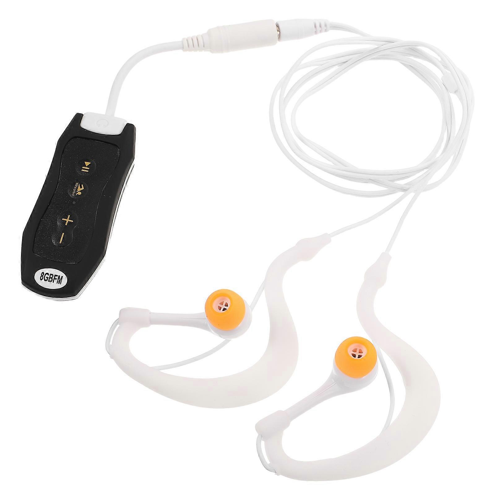 Waterproof Underwater Headset with Clip-on Design for Intense Workouts and Sports Lightweight and Portable 1Pack