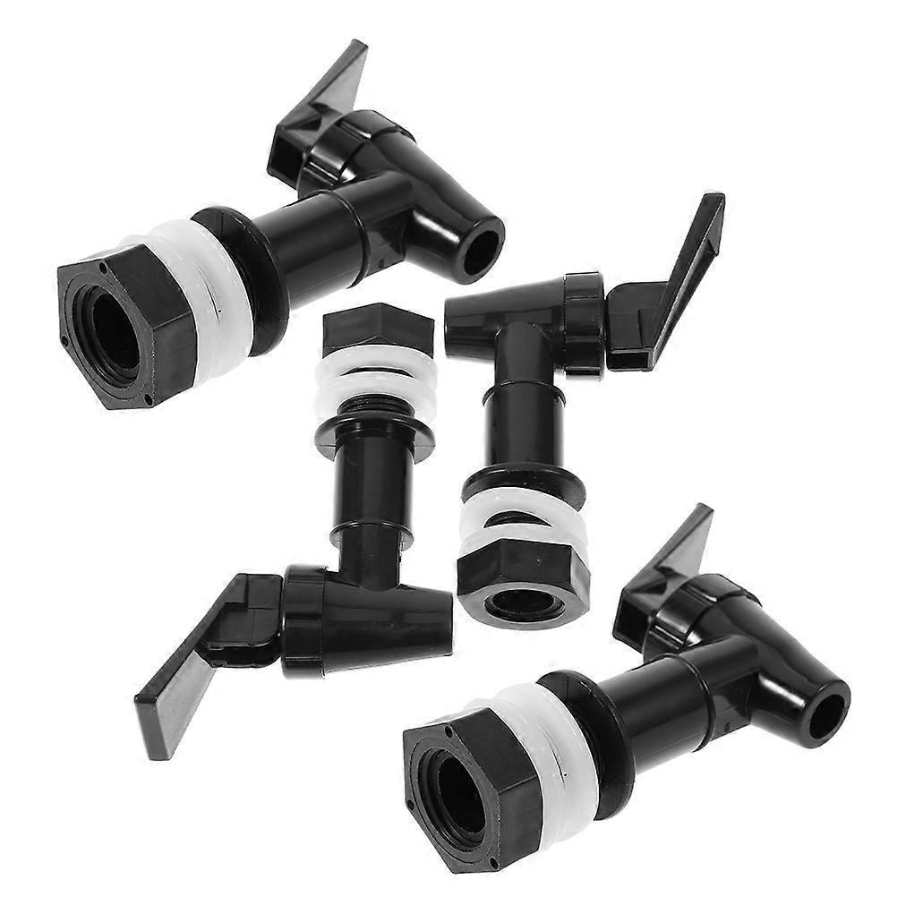 Beverage Dispenser Tap 4Pcs Water Dispenser Replacement Part Rectangular Shape Water Dispensing For Professional Use