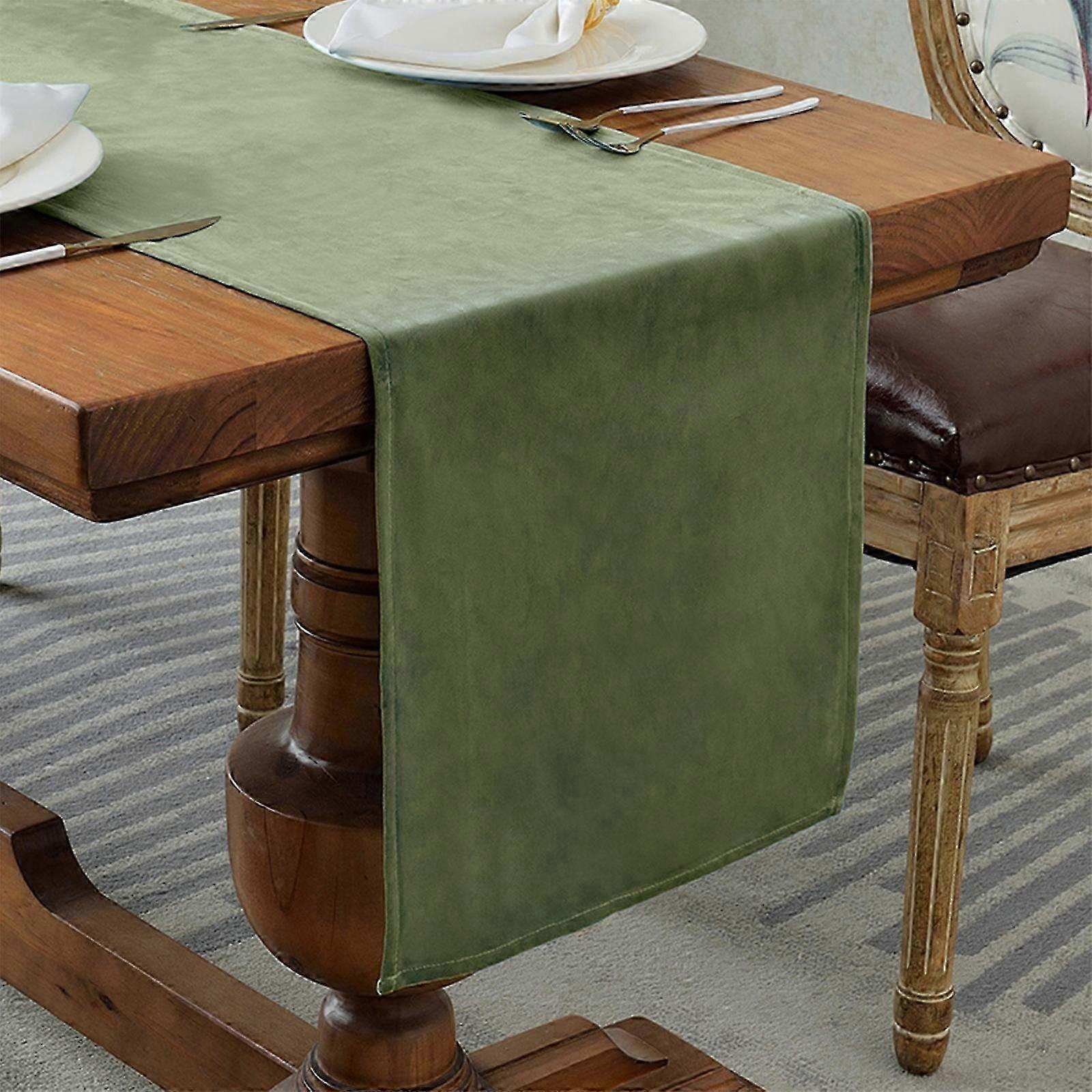 Velvet Table Runner for Party Dining Table Decoration