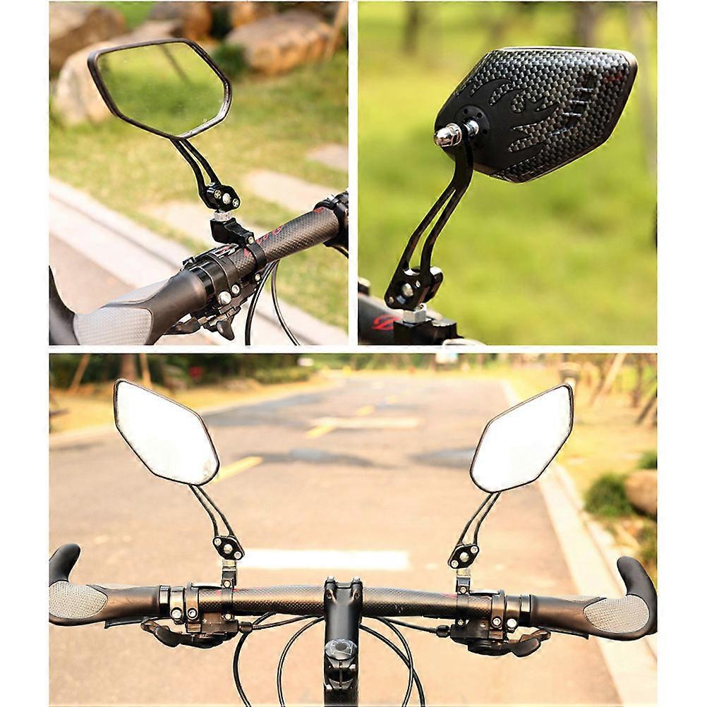 Alloy Reversing Mirror for Mountain Bikes, Functional Design with Enhanced Visibility