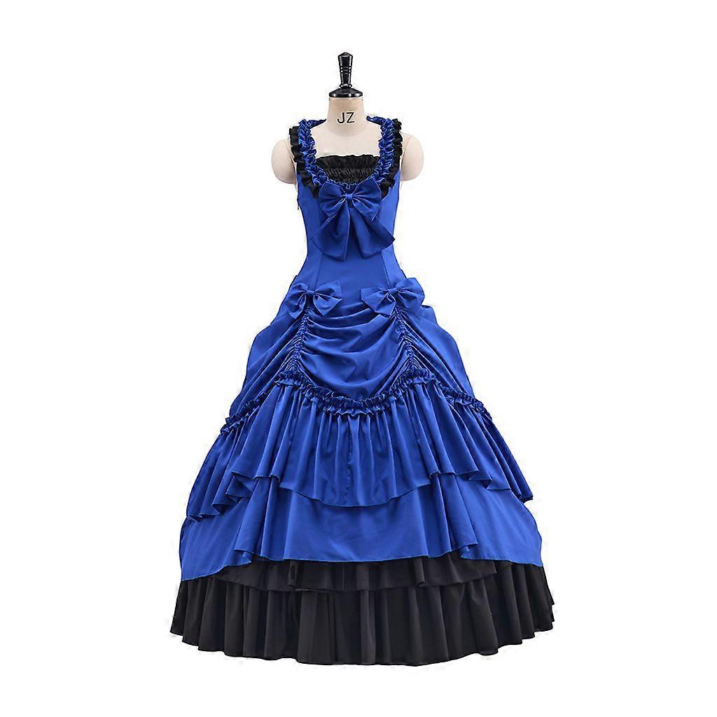Sleeveless Victorian Dress Gothic Vampire Costume Lolita Dress Southern  Belle Tea Party Ball Gown for Women | Fruugo NO