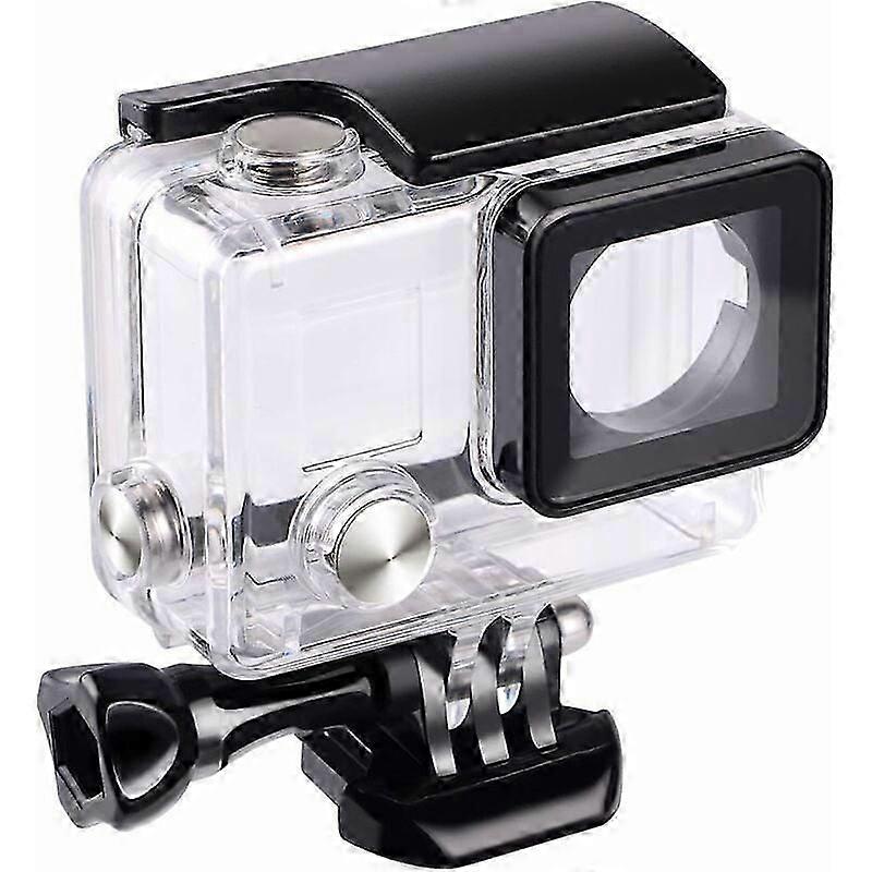 Waterproof Housing Case with Lens for GoPro Hero 3+ Hero 4 Action Camera with Mounting Screws and Base Underwater Protection