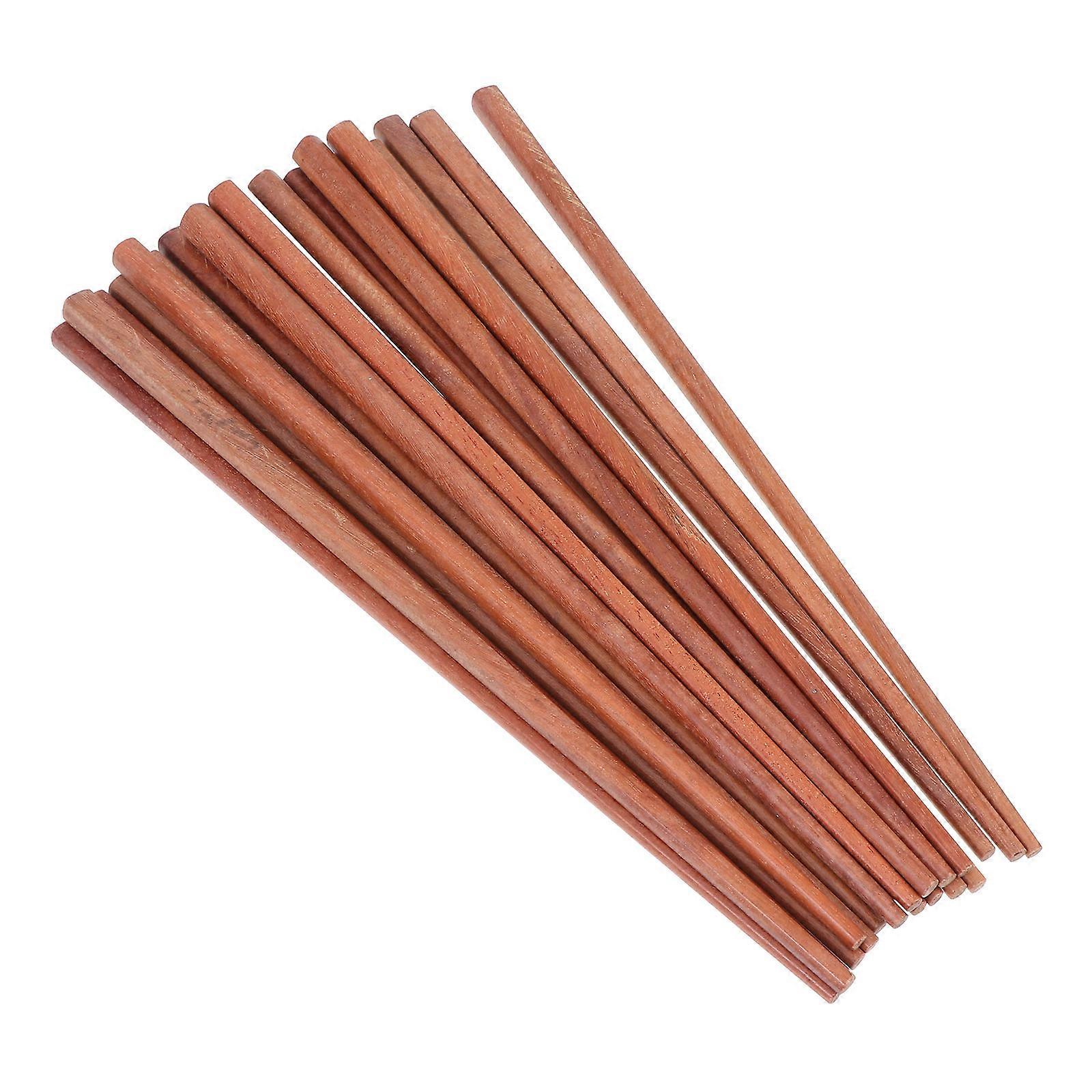 Reusable Chopsticks 20 Pairs Coffee Wood Design Ideal For Household Use Perfect For Mealtime And Daily Dining