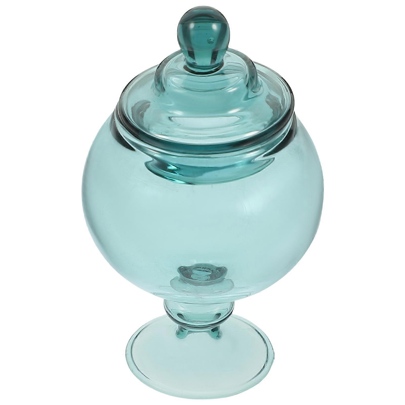 Miniature Candy Jar Decorative Glass Jar For Collectors 3.3x5.8cm Classic Style Storage 1Set