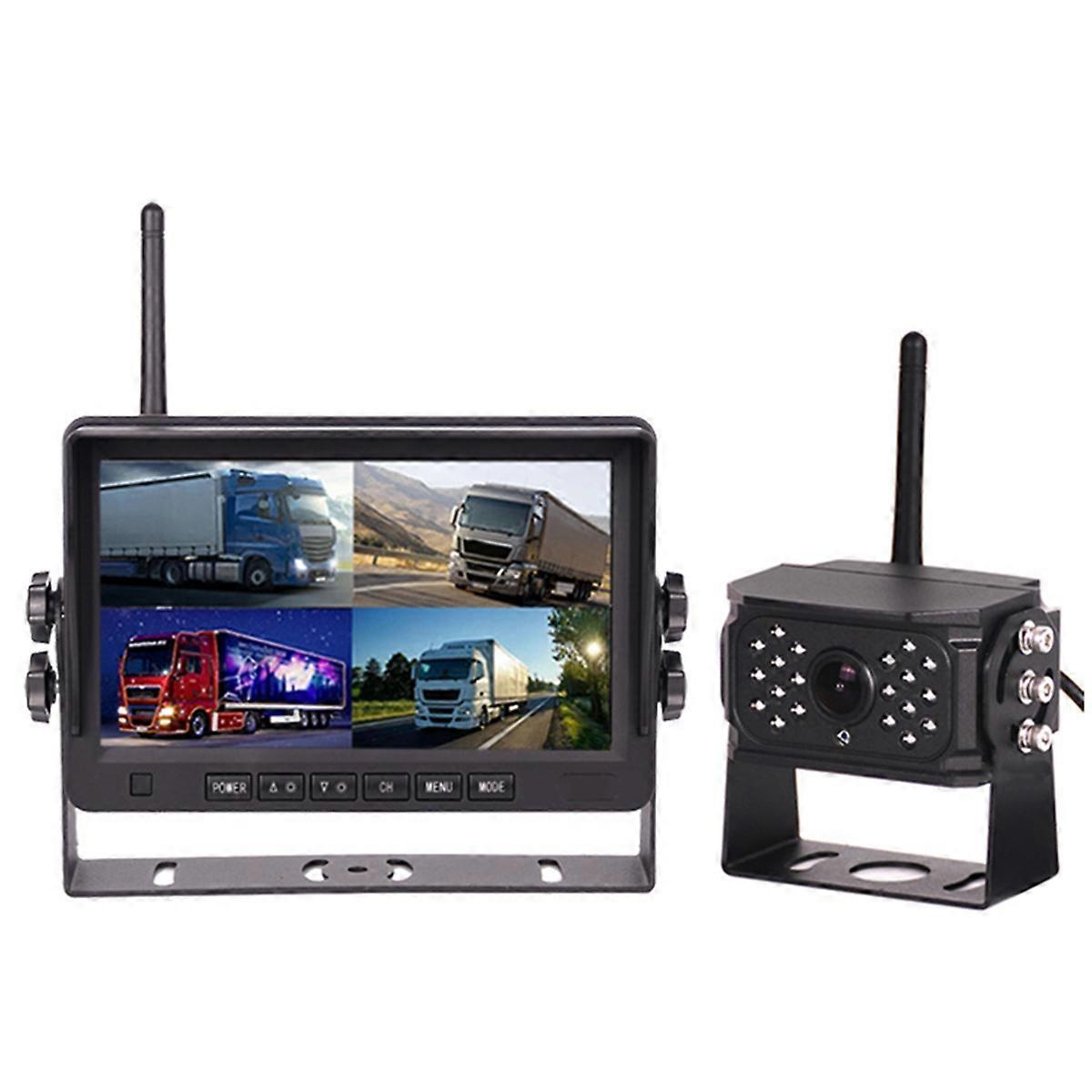 7 Inch Wireless RV Backup Camera System, 7 Inch IPS Display and 1 Rear View Camera, Car 7 Inch Spli