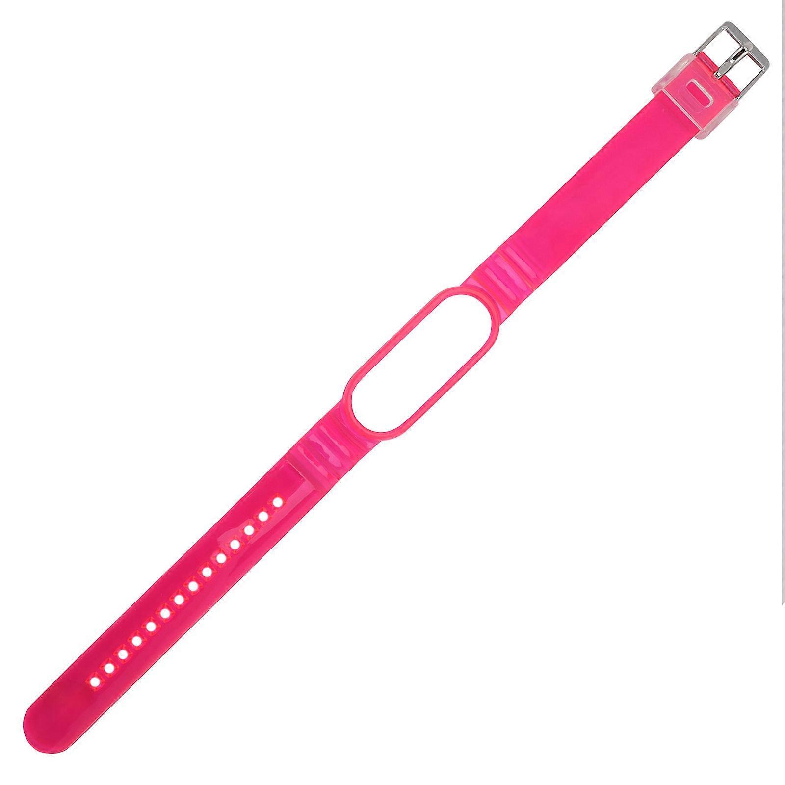 Quick Release Watch Strap For 3 4 5 Suited For Christmas Day And Other Occasions Made Of Rosy Plastic Material In 1Set