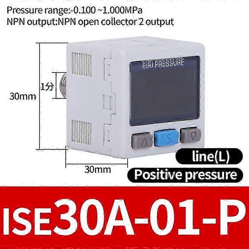 ZSE ISE30A Pneumatic High-Precision Electronic Digital Display Pressure electric switch ISE30A-01-N-L ZSE30A-01-P-L ZSE30AF-01-A
