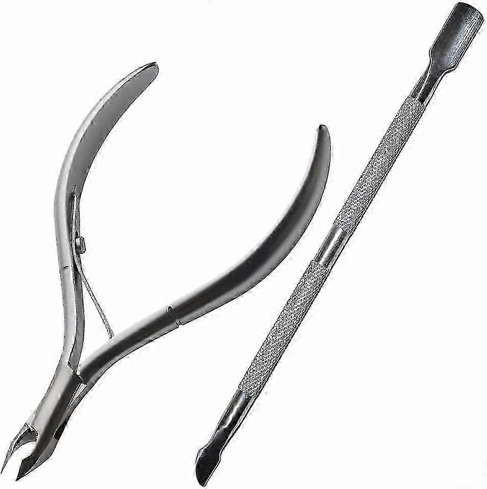 Cuticle Remover Set Nipper Professional Stainless Steel Longivia Pusher And Cutter Neonail Scis