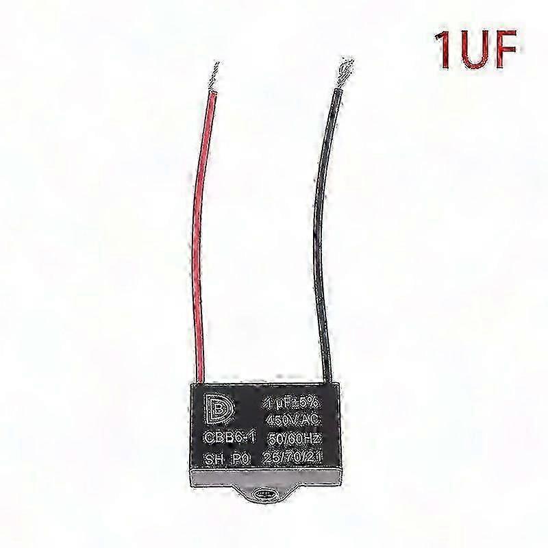 Cbb61 450V 1uf ~ 12uf Terminal Ventilator de tavan Motor care rulează Condensator de pornire dreptunghiular