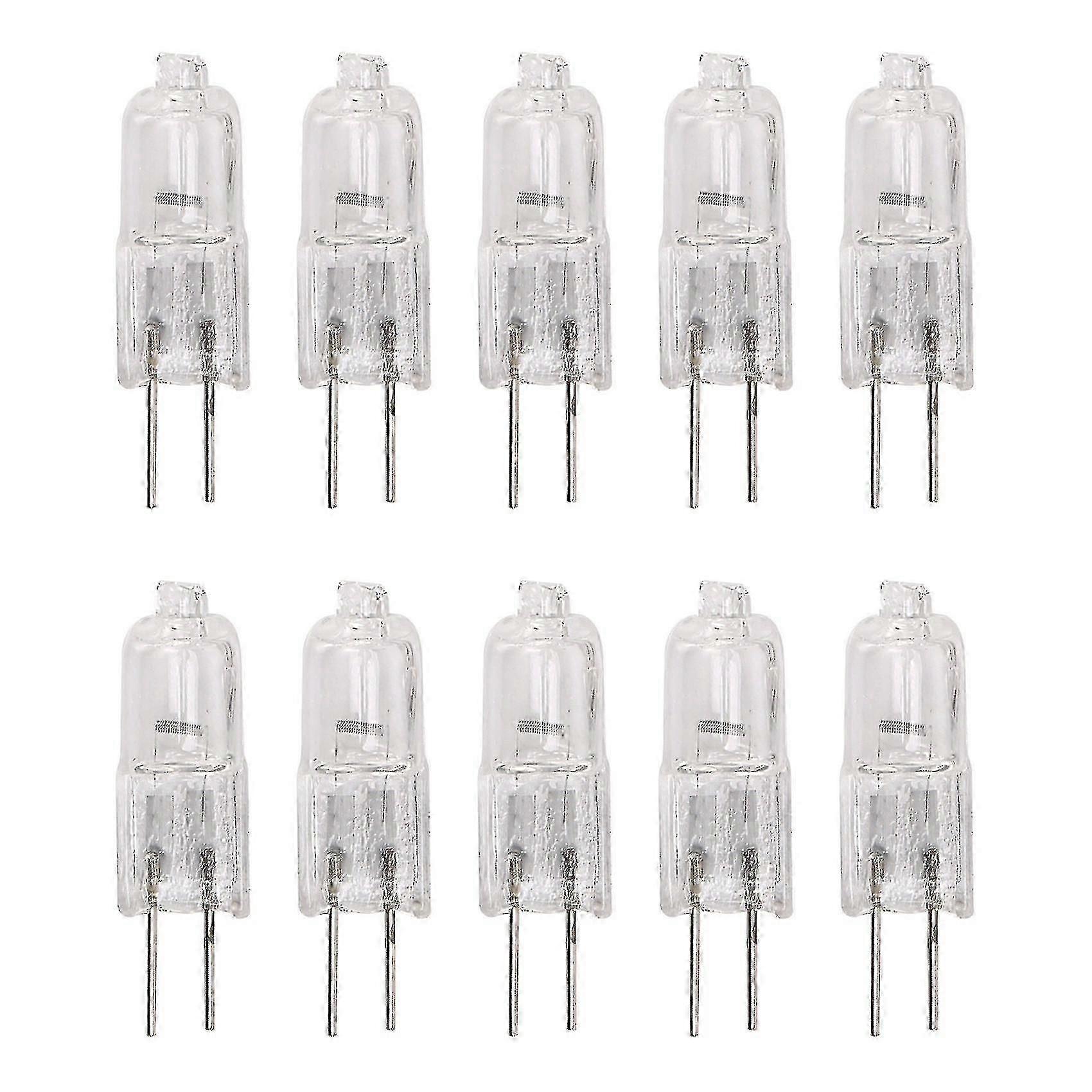 10 x G4 halogenlamper 10w varm hvit