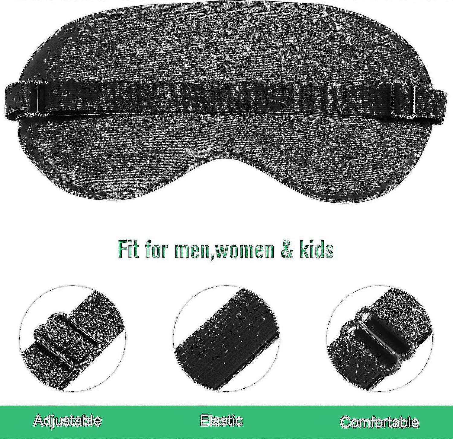 Silk Sleep Mask  Adjustable Soft Eye Cover Eyeshade