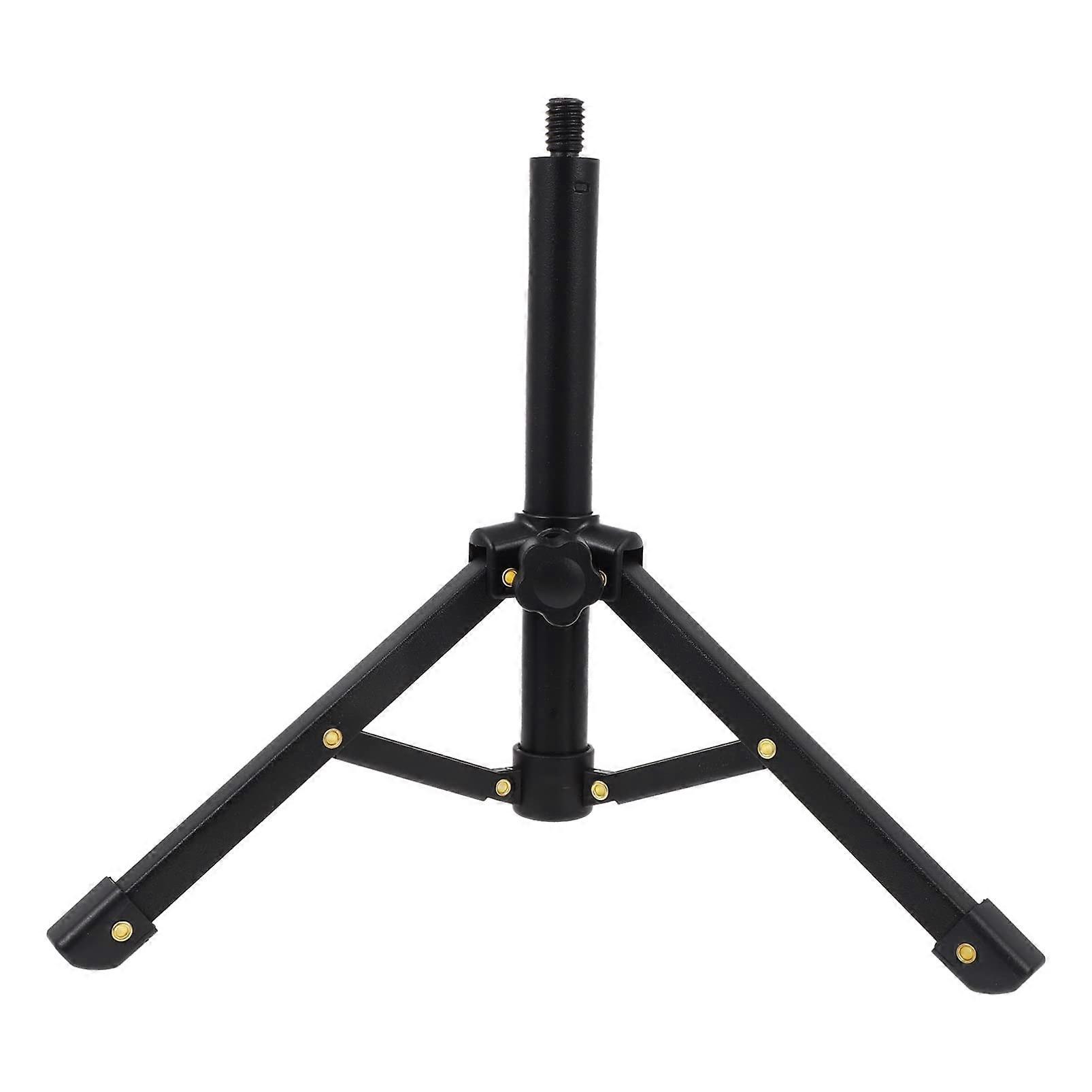 Collapsible Desktop Microphone Stand with Tripod Base for Podcasting, Video Recording, and Online Streaming