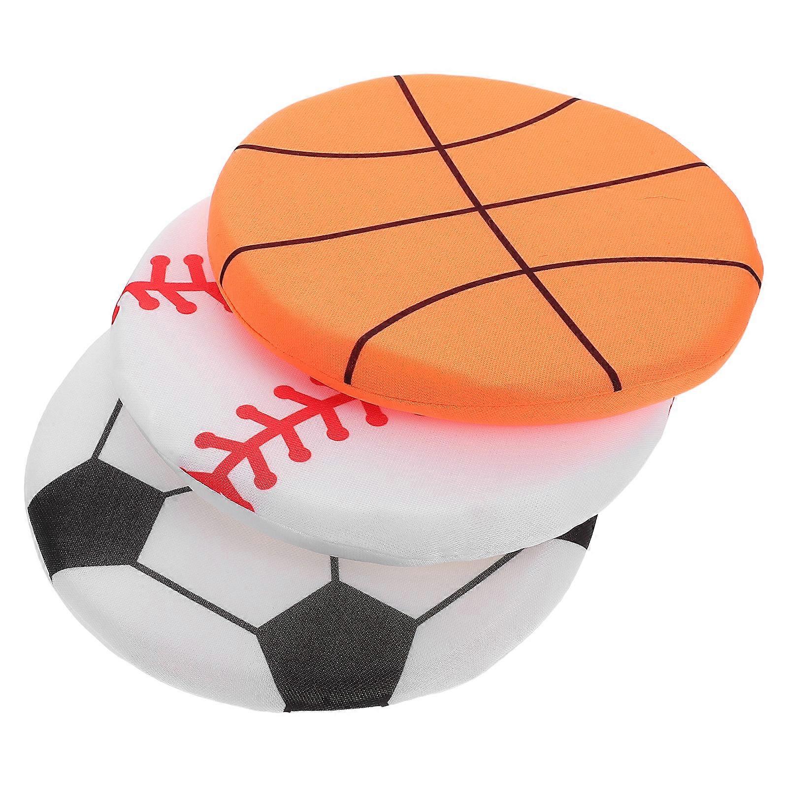 Sponge Flying Disc Toy for Kids Soft Fabric Flying Disc 3Pcs Set for Outdoor Activities
