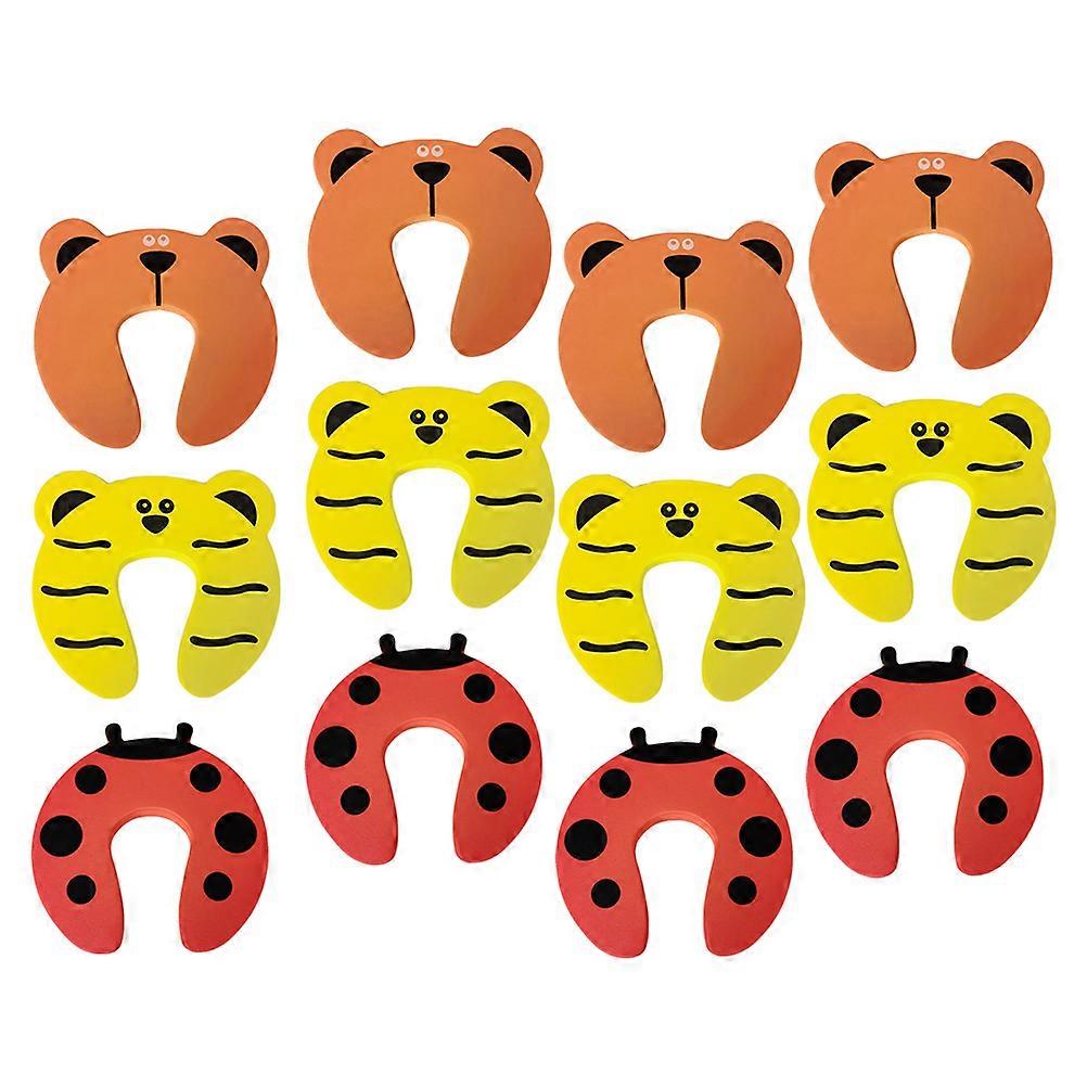 Door Finger Guard Pinch Protector Childproof for Door Cabinet Window Eva Assorted Color 12Pack