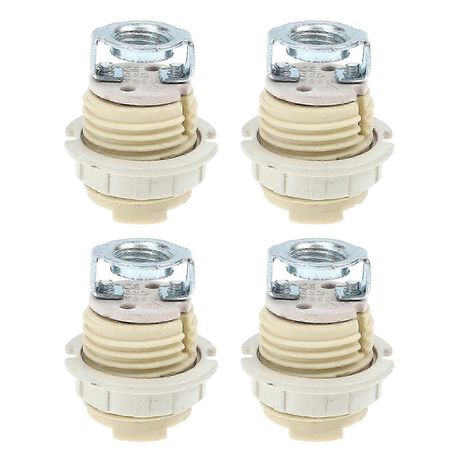 4Pcs Halogen Light Bulb Base Socket Practical G9 Ceramic Lamp Base Holder