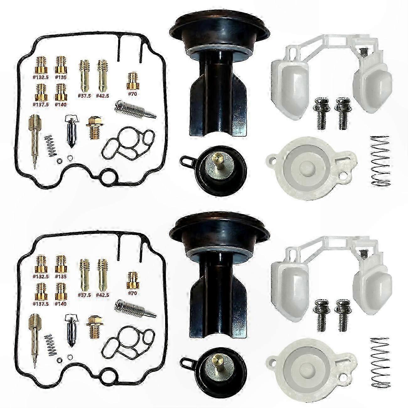 Motorcycle Carburetor Rebuild Kit with Float and Aircut Diaphragm for Ducati Monster Models