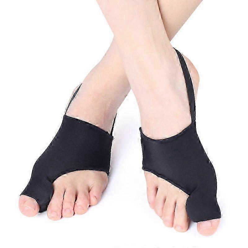 Bunion Braces, Effective Orthopedic Bunion Braces with Big Toe Separator Pain Relief, Hallux Valgus, Bent Toes biackS