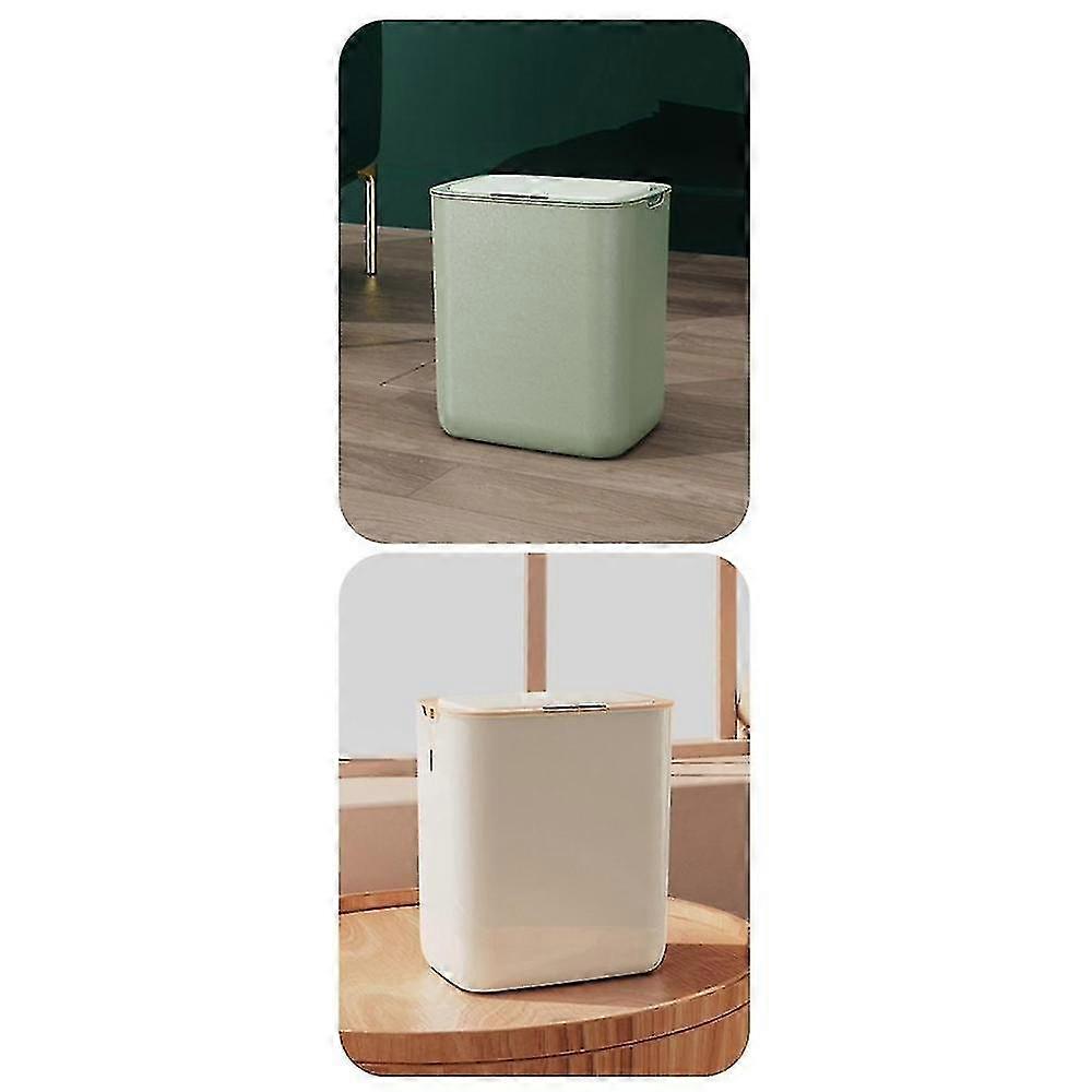 Electric Automatic Flip-top Induction Trash Can Home Non-contact Tr...