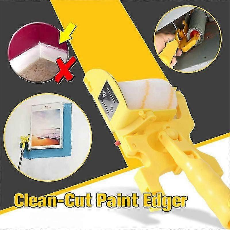 Professionally Clean with Multi-Purpose Paint Edger and Brush Tool for Home Wall & Ceiling