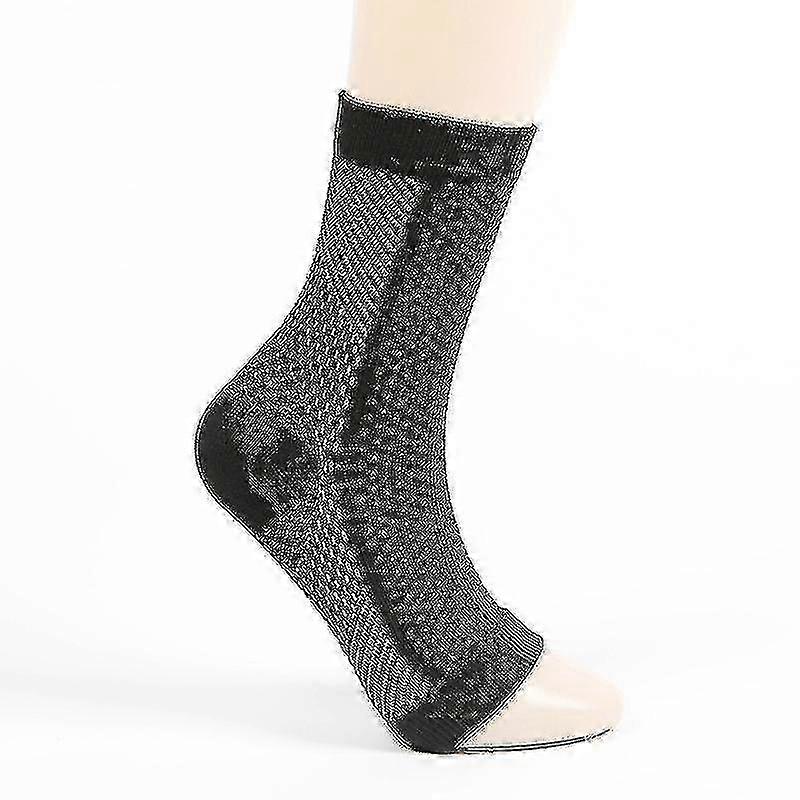 2 pairs Neuropathy Compression Socks with Ankle Arch Support and Protect Function