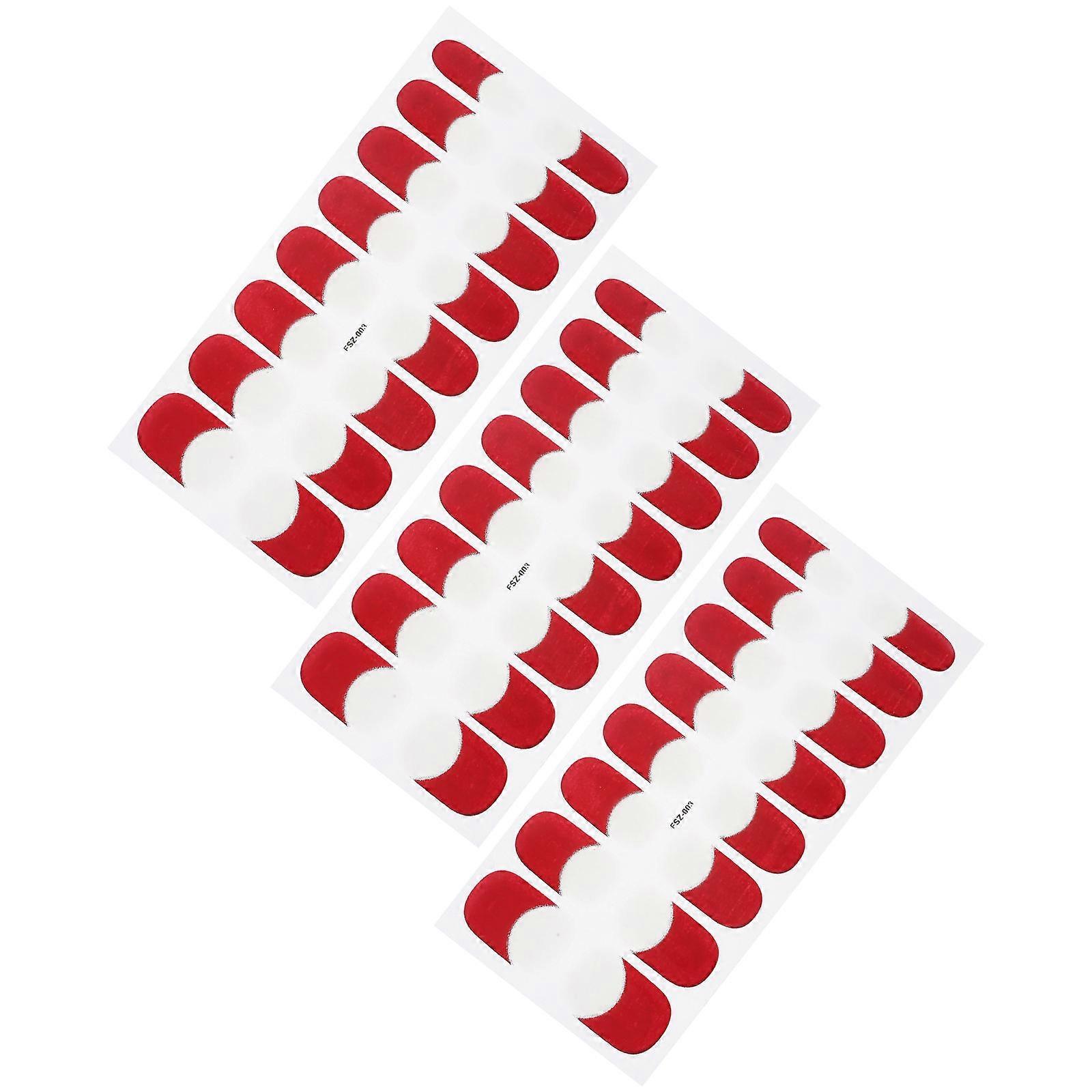 Nail Polish Stickers with Beautiful Designs for Decoration 3 Sheets