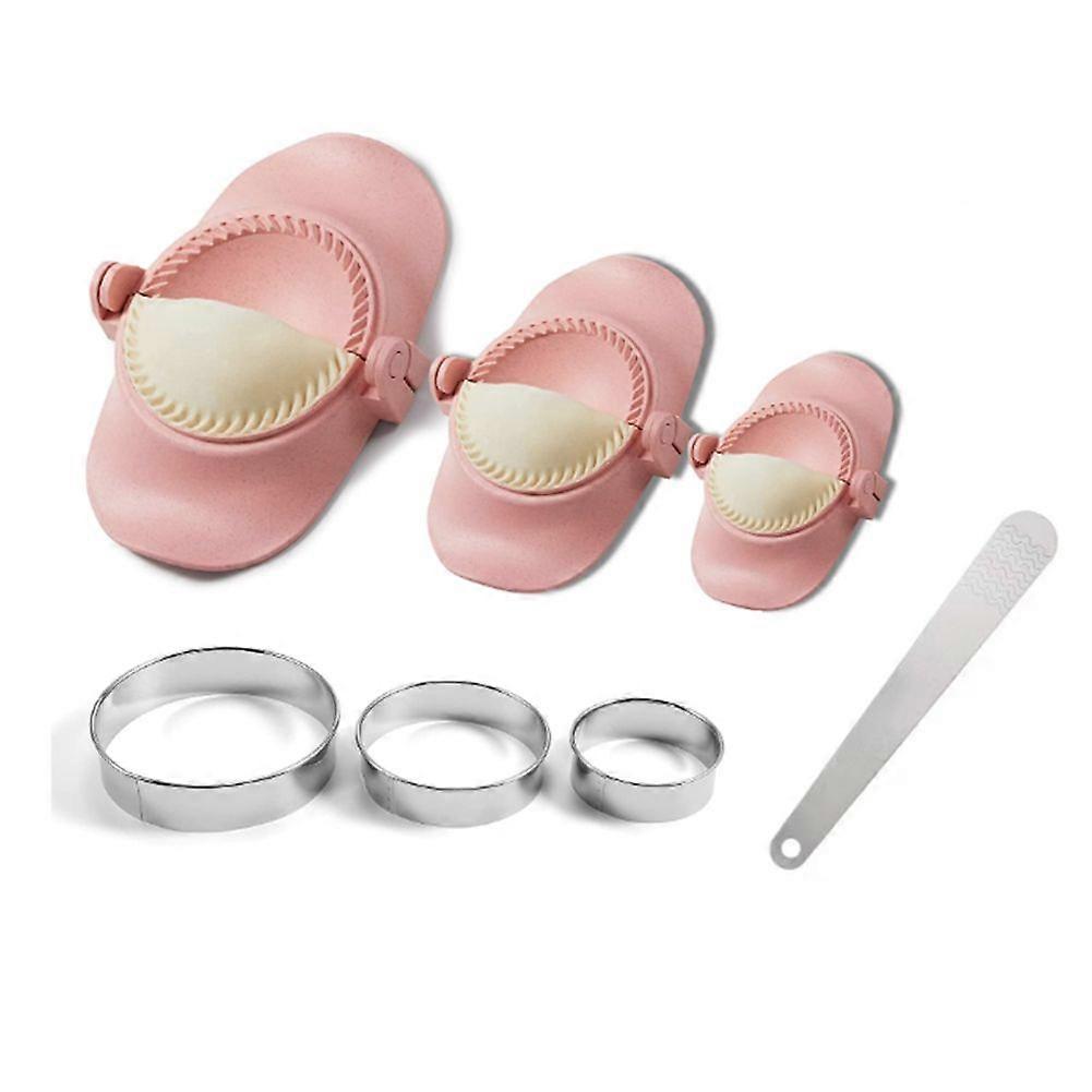 Dumpling Maker,Empanadas Press Mold Maker Set with Dough Cutter, Dumpling Mold Set and Cutter for P