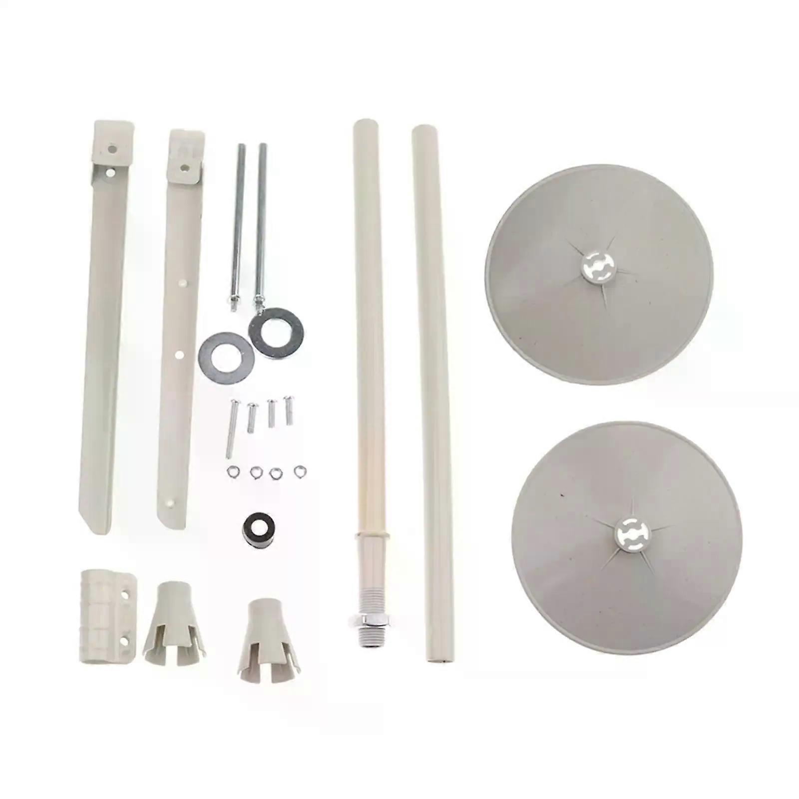 2 Spools Embroidery Thread Stand Rack for Industrial Sewing Machine