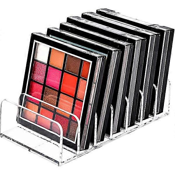 Palette Organizer, 7 Compartment Plastic Makeup Organizer Eyeshadows