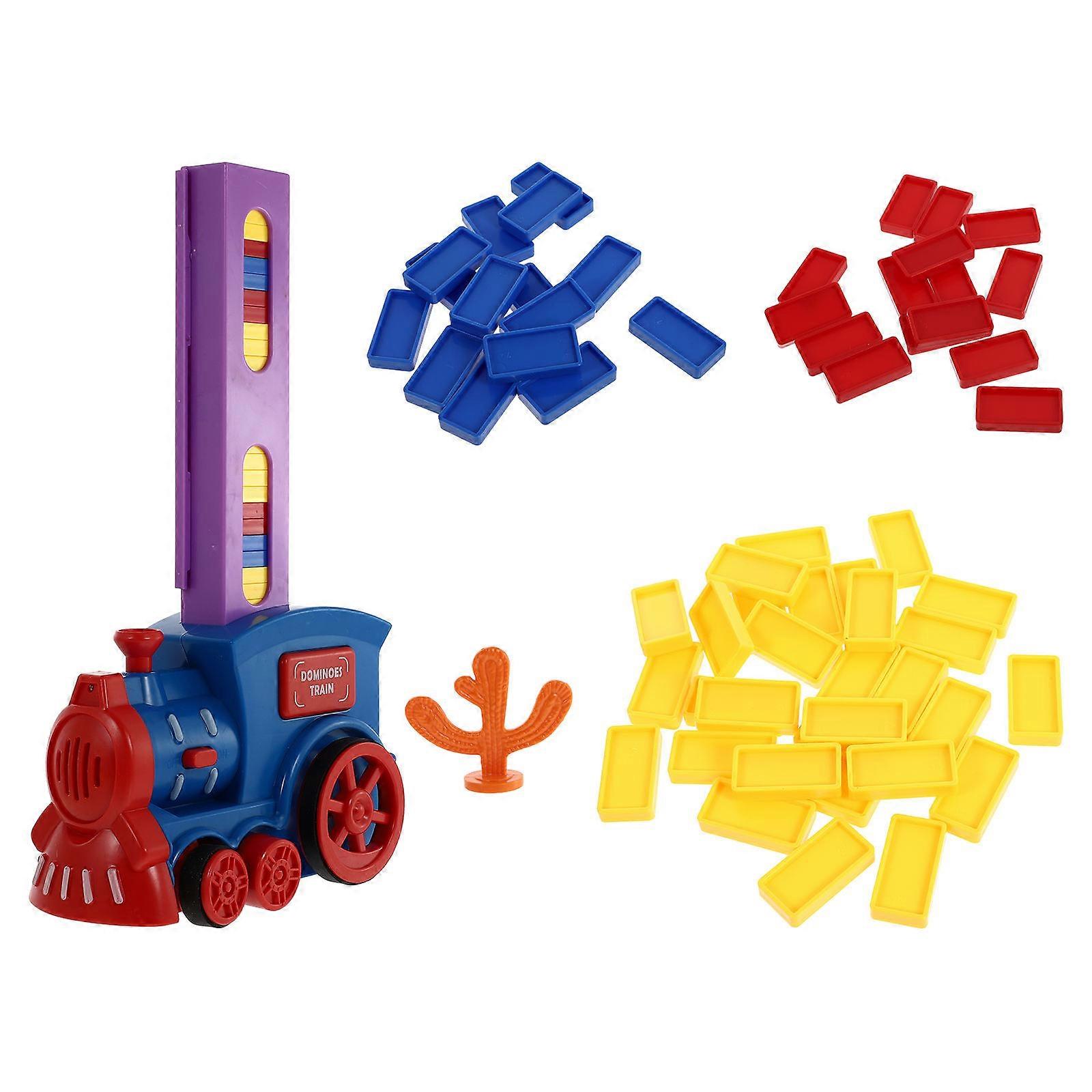 Toddler Domino Toys Electric Train for Children 1Set Safe and Reliable