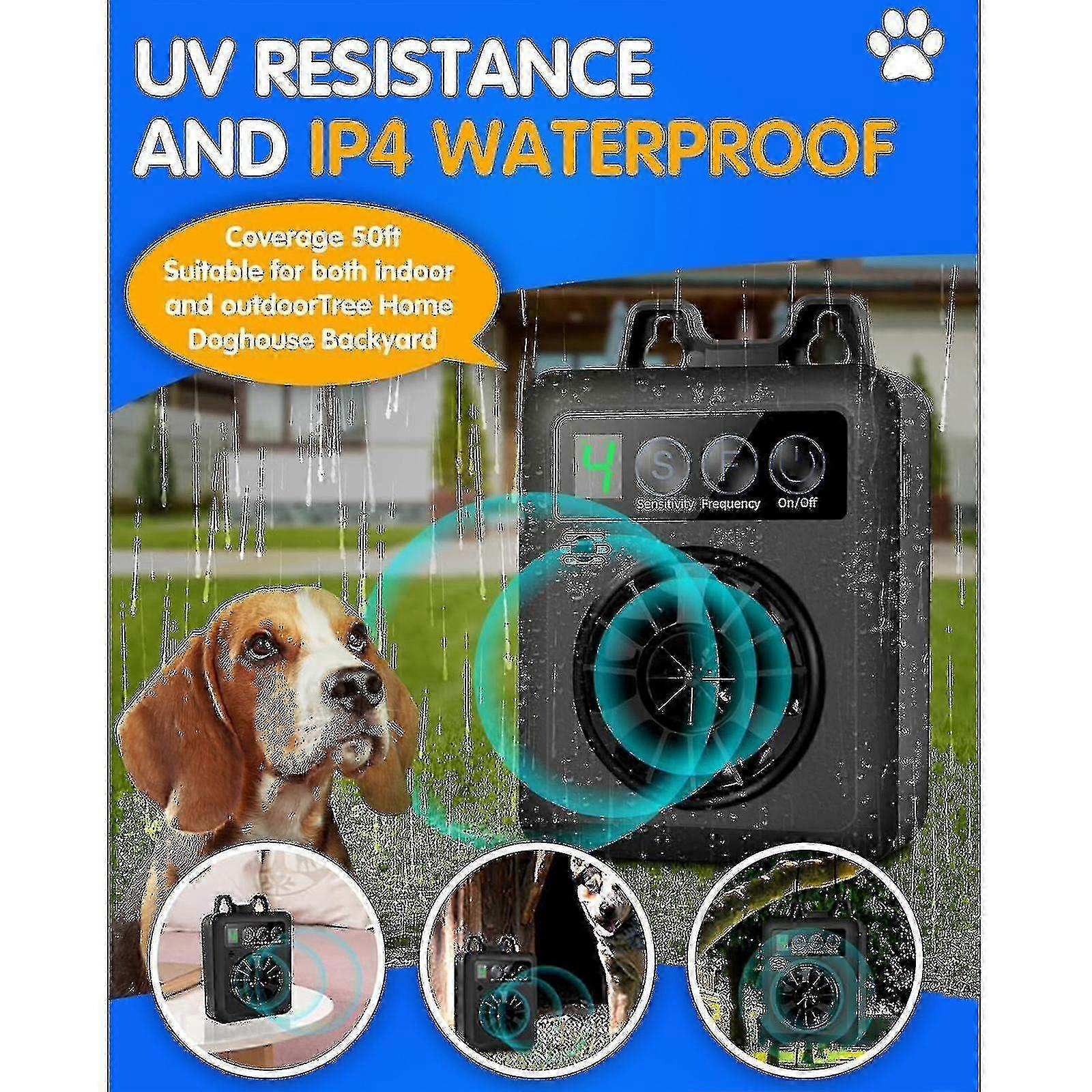 Anti Barking Device, Rechargeable Ultrasonic Dog Bark Deterrent Pet Behavior Training Tool For Almost Dogs 2025