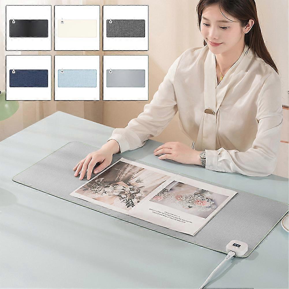 Heating Desk Pads For Mouse Non-slip Smoothly Surfaces Desk Mat For Office Desk Home 2025