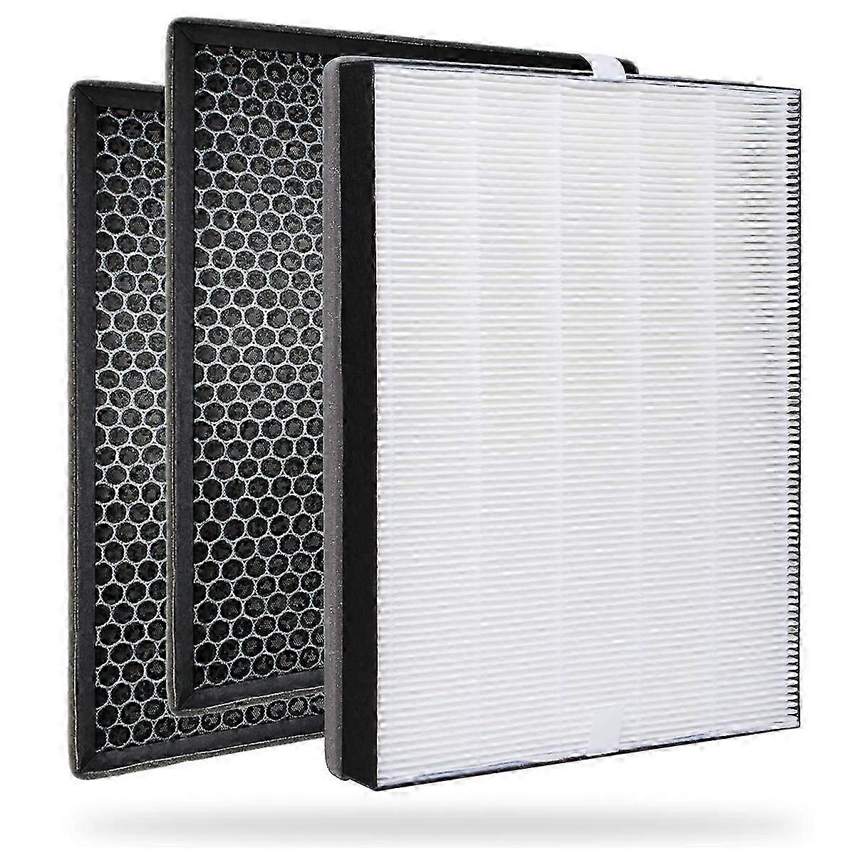 3 Pcs Filters Replacement Nano Protect Hepa and Active Carbon for Air Purifiers Series 2000 2025