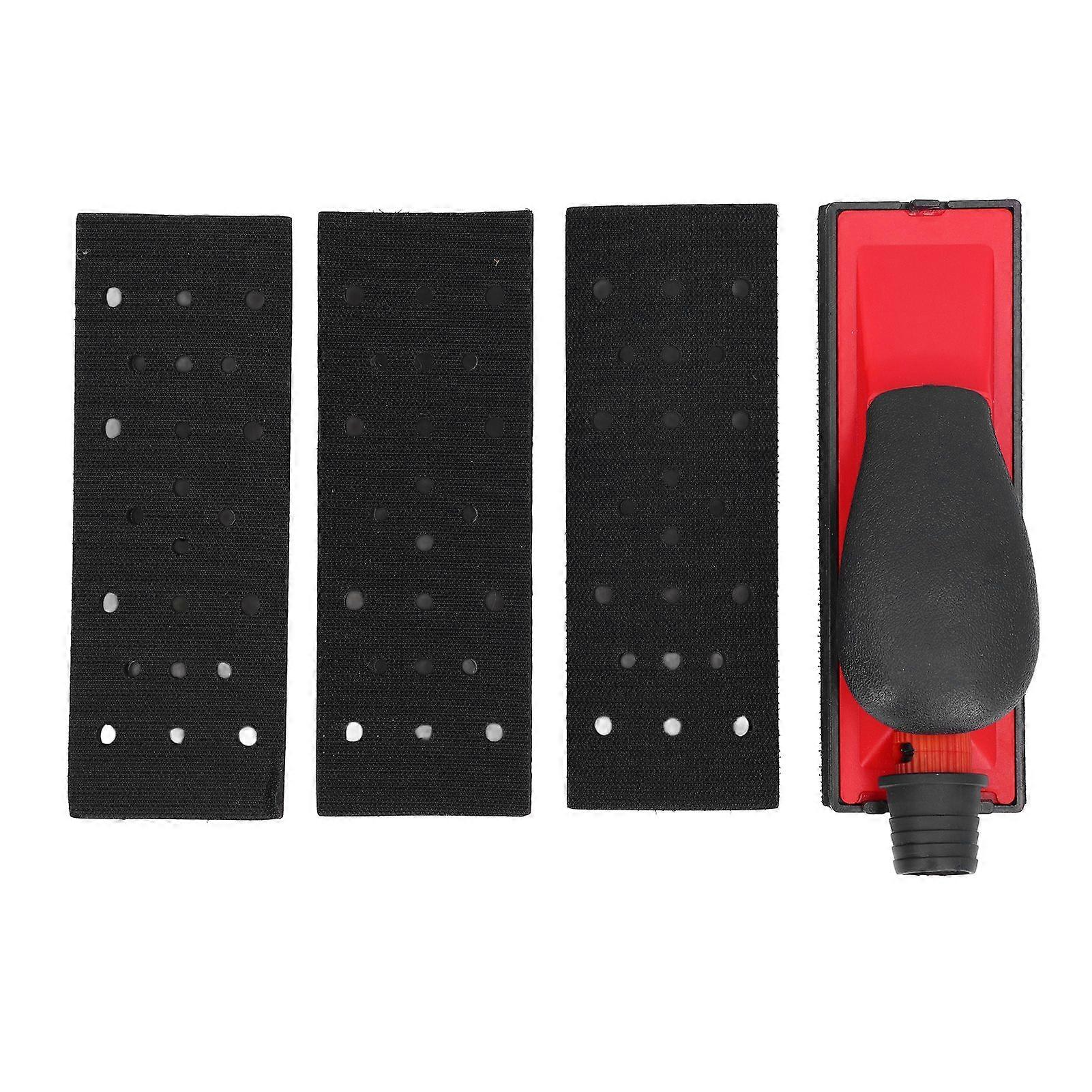 Sanding Block Hand Sander Adjustable Air Intake Dust Extraction Sanding Grinding Block for Automotive Polishing
