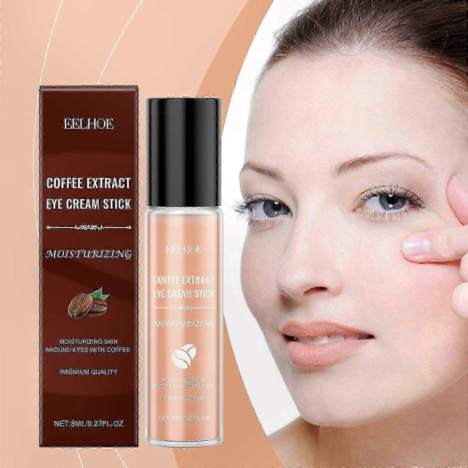 Revitalizing Eye Serum for Dark Circles, Puffiness, Fine Lines and Wrinkles with Roller Applicator