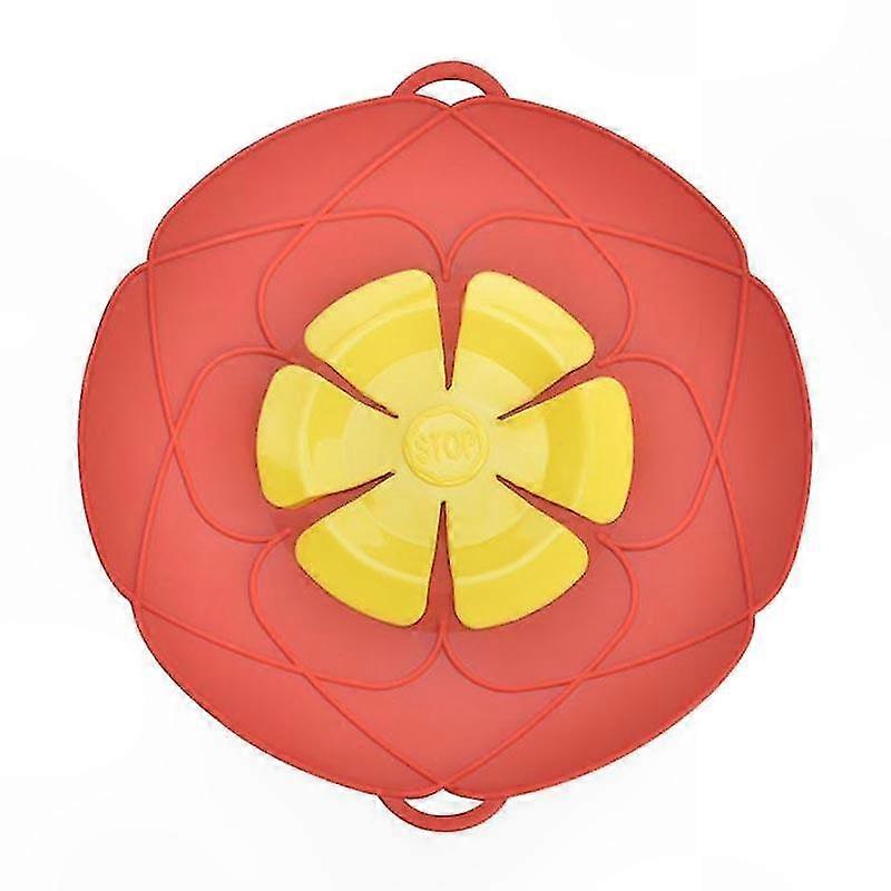 Silicone Pot Lid Cover - Red Multipurpose Kitchen Accessory for Pots and Pans