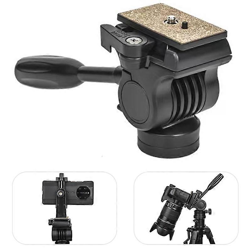 YUNTENG VCT-850 1/4 Screw Interface Camera Camcorder Hydraulic Gimbal Adapter