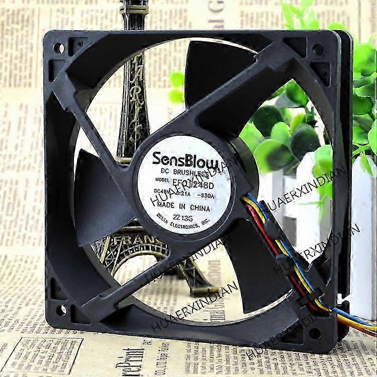LBQ New EFC1248D 1 48V 0.21A 4PWM Cooling Fan Assembly Kit