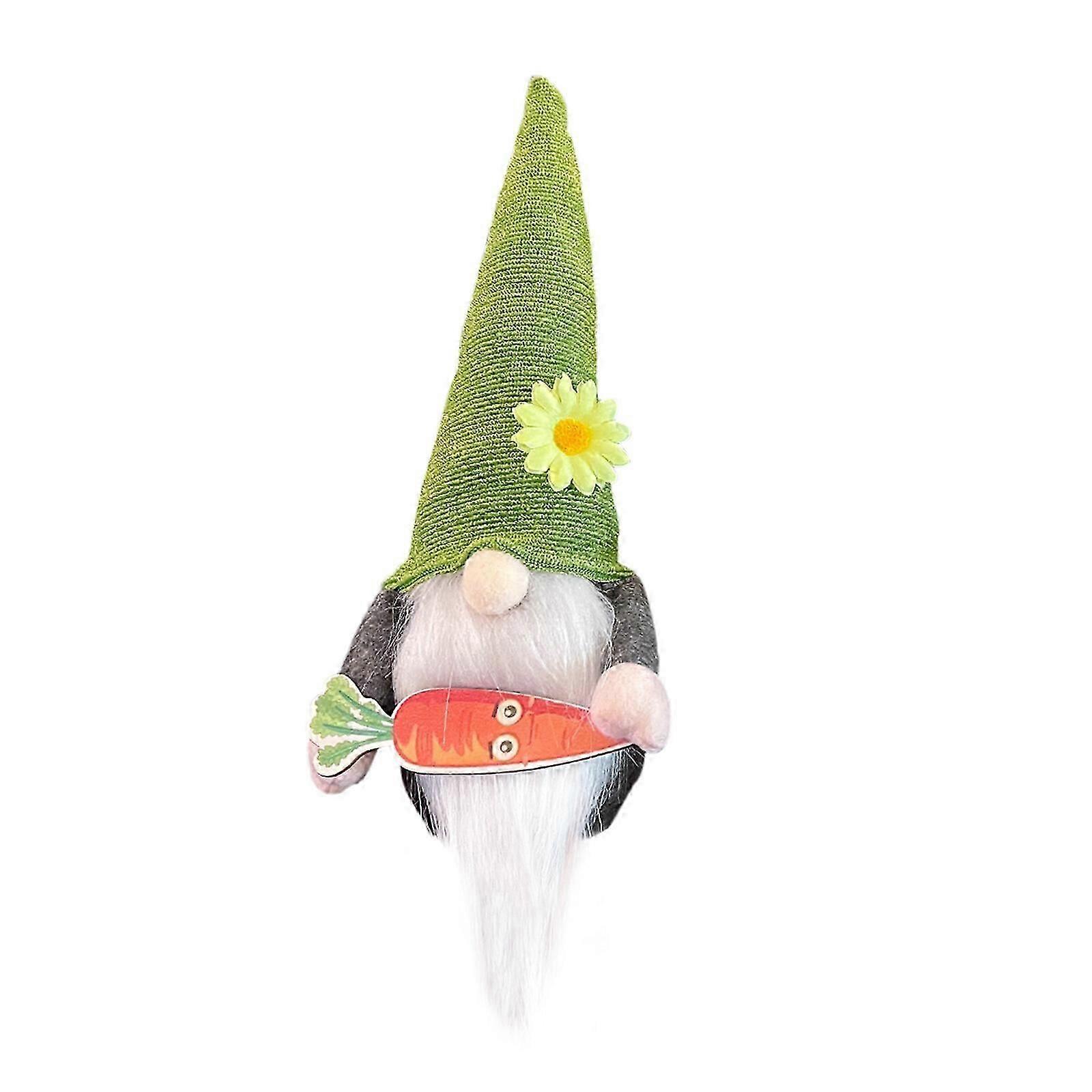 2025 New Easter Gnome Stuffed Doll Green 30 X 12 Cm - Holiday Gift, Ideal Easter Decoration, Soft & Durable