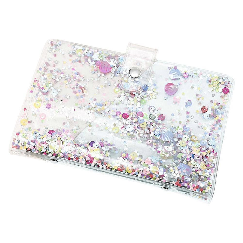 Loose Leaf Binder Notebook Cover for Replacement with Sequin Design