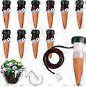 10-Piece Self-Watering System - Plant Drip Irrigation - Automatic Drip Irrigation - For Ho